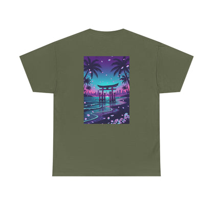 Tropical Beach Torii Gate T-Shirt
