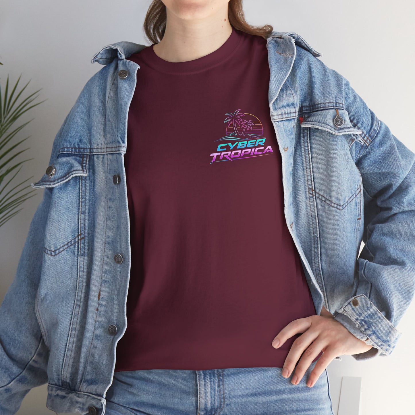 Neuroglitch Graphic Tee — Retro Futuristic Cyberpunk T-Shirt