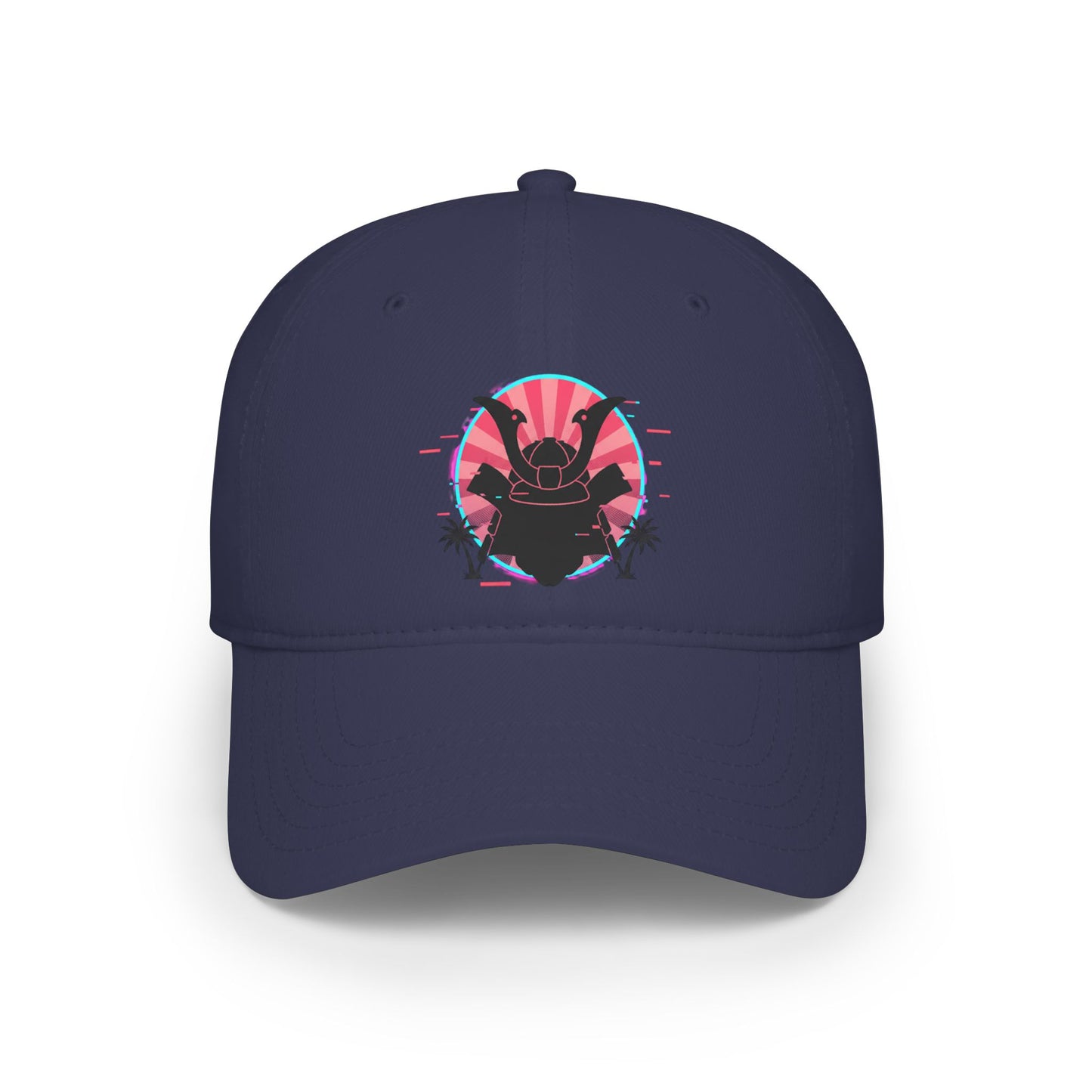 Tropical Samurai Sunset Baseball Cap