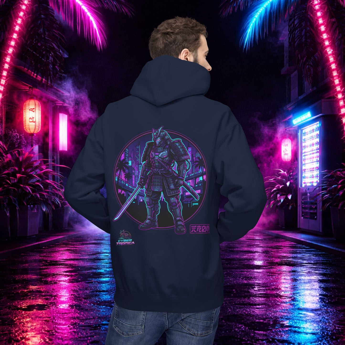 Cyber Mecha Samurai hoodie 1st edition