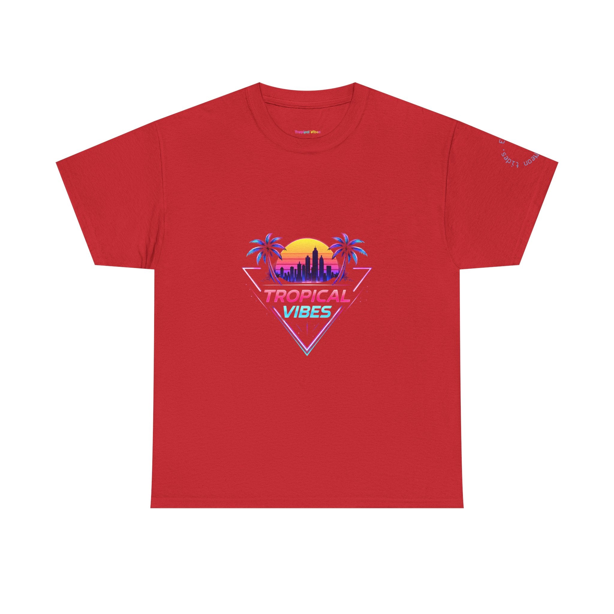 Torii Gate T-Shirt — Tropical Vibes Sunset Palm Tee