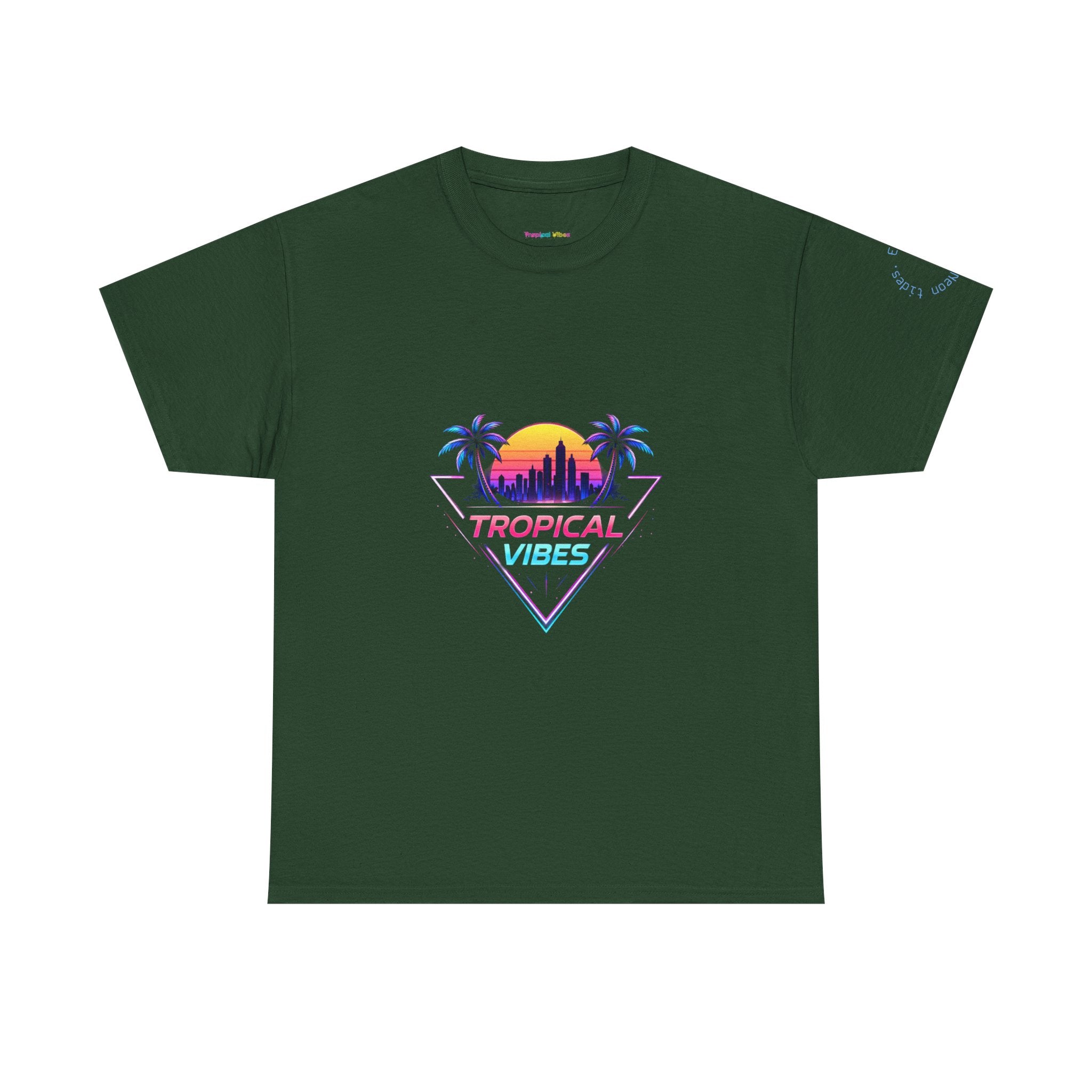 Torii Gate T-Shirt — Tropical Vibes Sunset Palm Tee