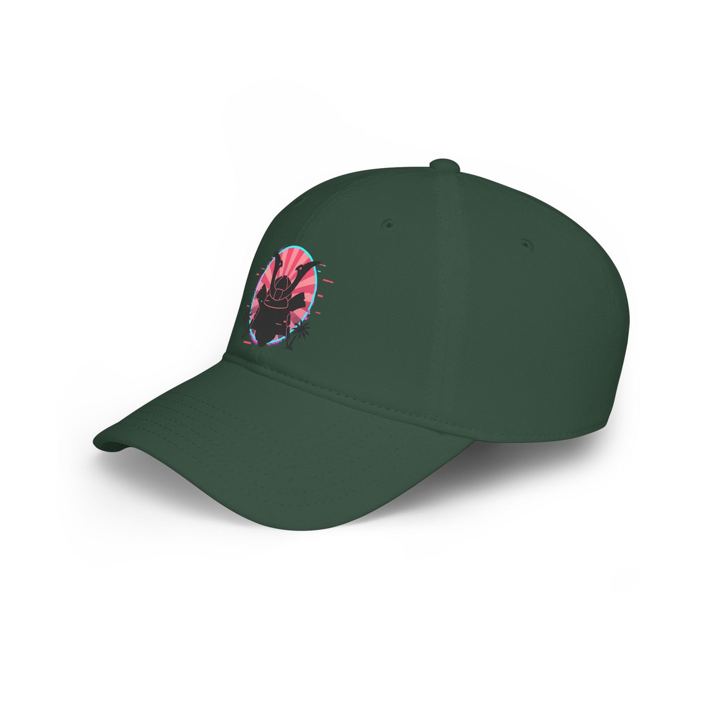 Tropical Samurai Sunset Baseball Cap