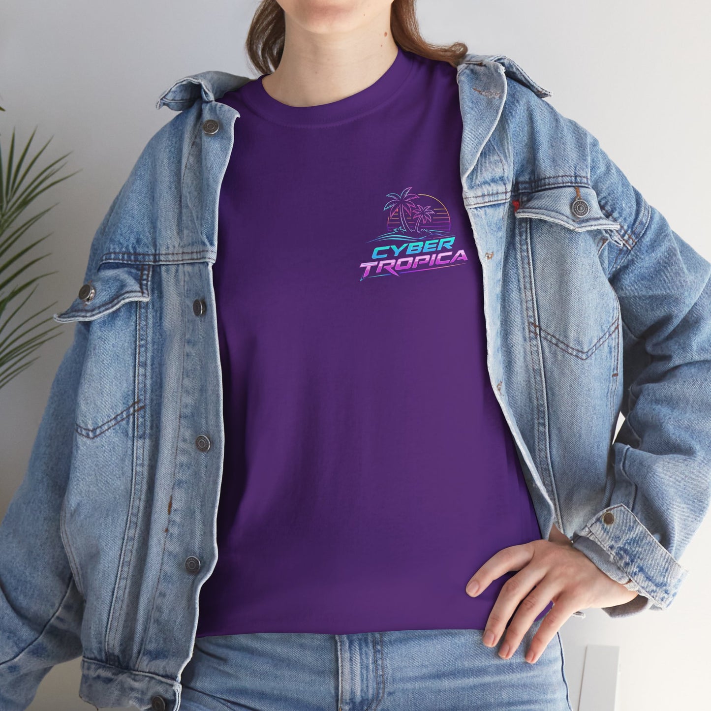 Neuroglitch Graphic Tee — Retro Futuristic Cyberpunk T-Shirt