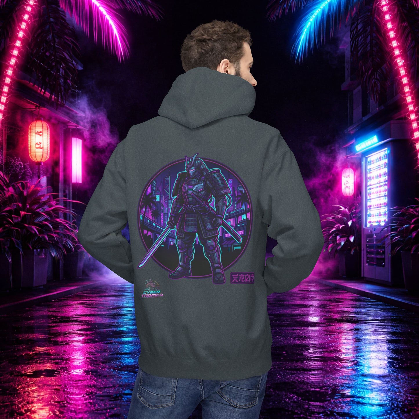 Cyber Mecha Samurai hoodie 1st edition
