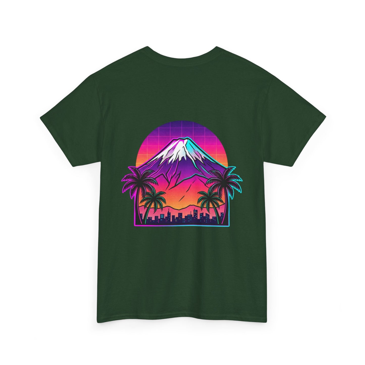 Retro Vaporwave Mt. Fuji T-Shirt — Vintage Japanese Mountain Tee