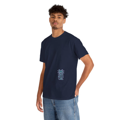 Vaporwave Japanese Surf T-Shirt — "未来の海" Retro Neon Aesthetic