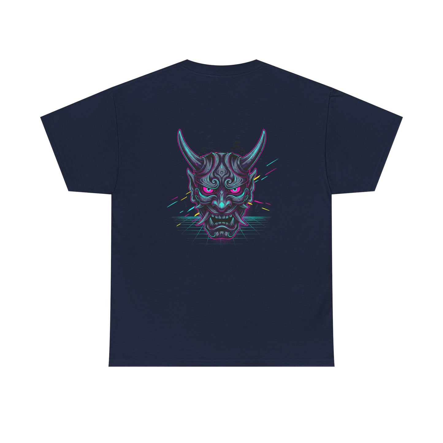 Japanese Oni Graphic T-Shirt — Demon Mask Mythic Tee