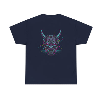 Japanese Oni Graphic T-Shirt — Demon Mask Mythic Tee