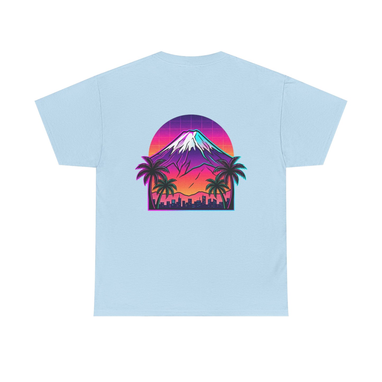 Retro Vaporwave Mt. Fuji T-Shirt — Vintage Japanese Mountain Tee
