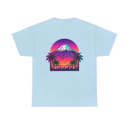 Retro Vaporwave Mt. Fuji T-Shirt — Vintage Japanese Mountain Tee
