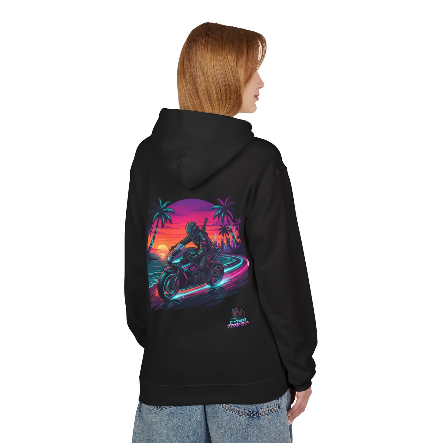 Neon Palm Rider Graphic Pullover 1st edition
