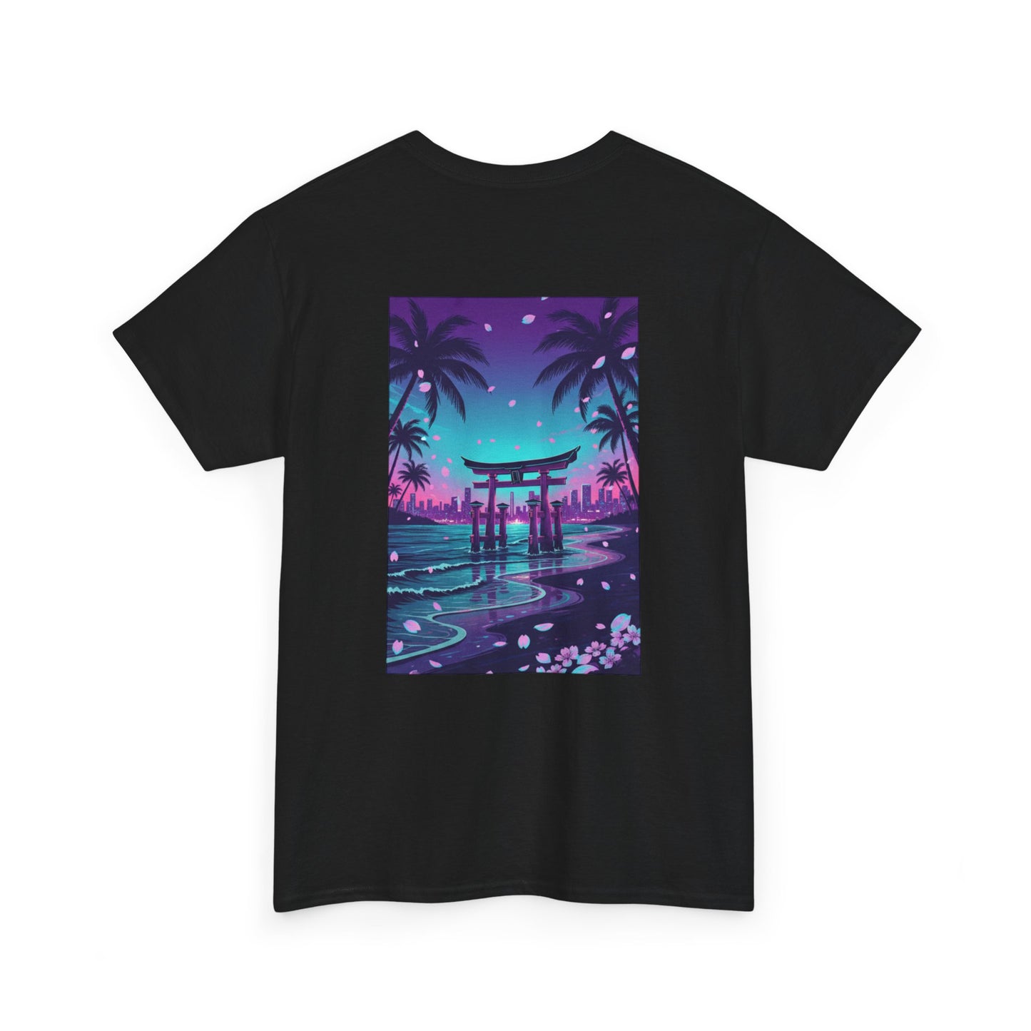 Tropical Beach Torii Gate T-Shirt
