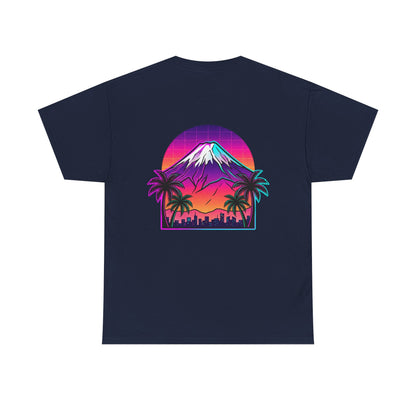 Retro Vaporwave Mt. Fuji T-Shirt — Vintage Japanese Mountain Tee