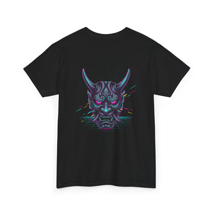 Japanese Oni Graphic T-Shirt — Demon Mask Mythic Tee