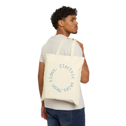 Neon Tropical Geisha Sunset Tote Bag