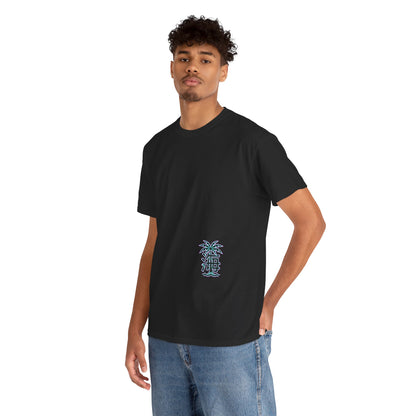 Vaporwave Japanese Surf T-Shirt — "未来の海" Retro Neon Aesthetic