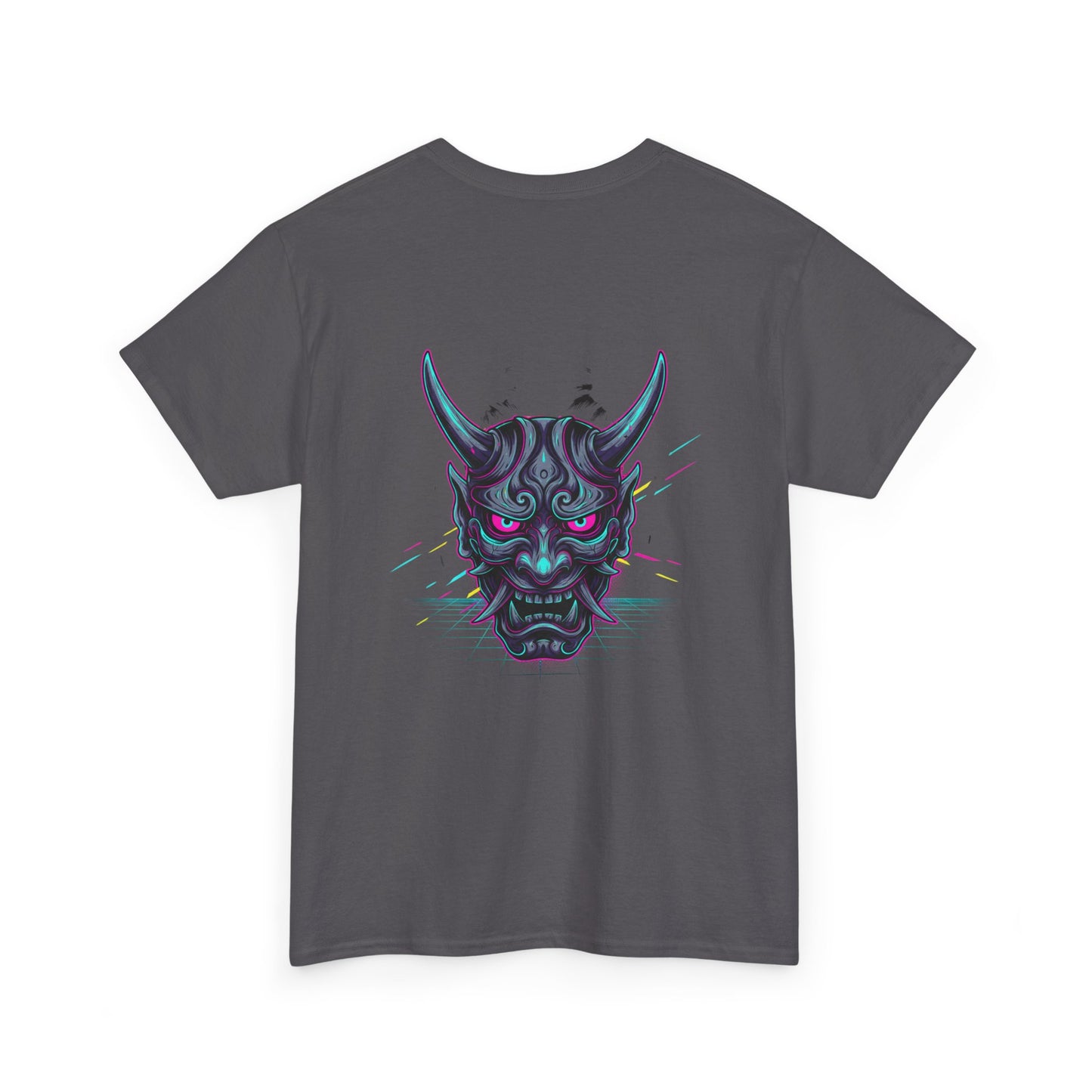 Japanese Oni Graphic T-Shirt — Demon Mask Mythic Tee