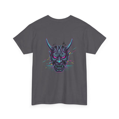 Japanese Oni Graphic T-Shirt — Demon Mask Mythic Tee