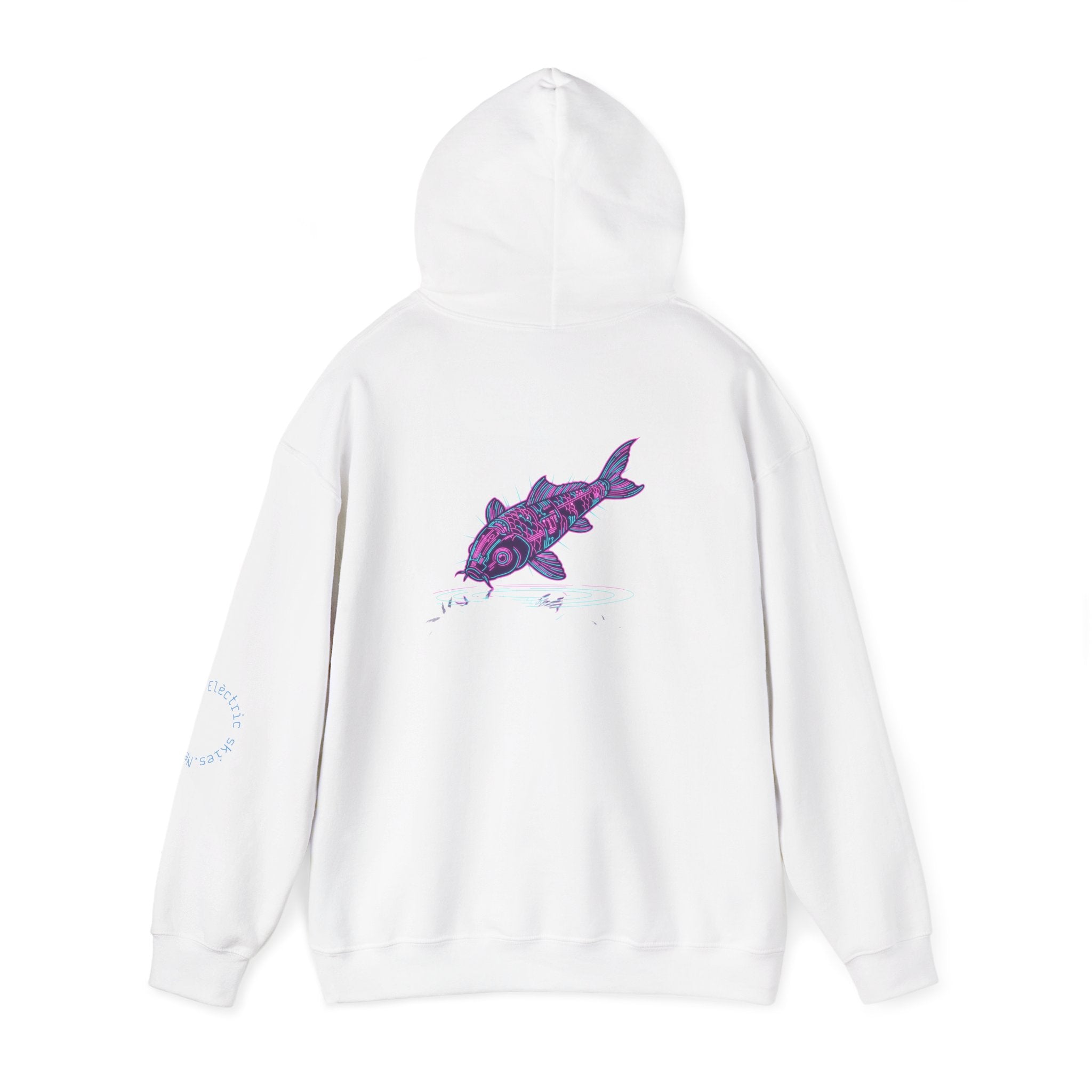 Koi Fish Graphic Hoodie — Colorful Psychedelic Ocean Illustration