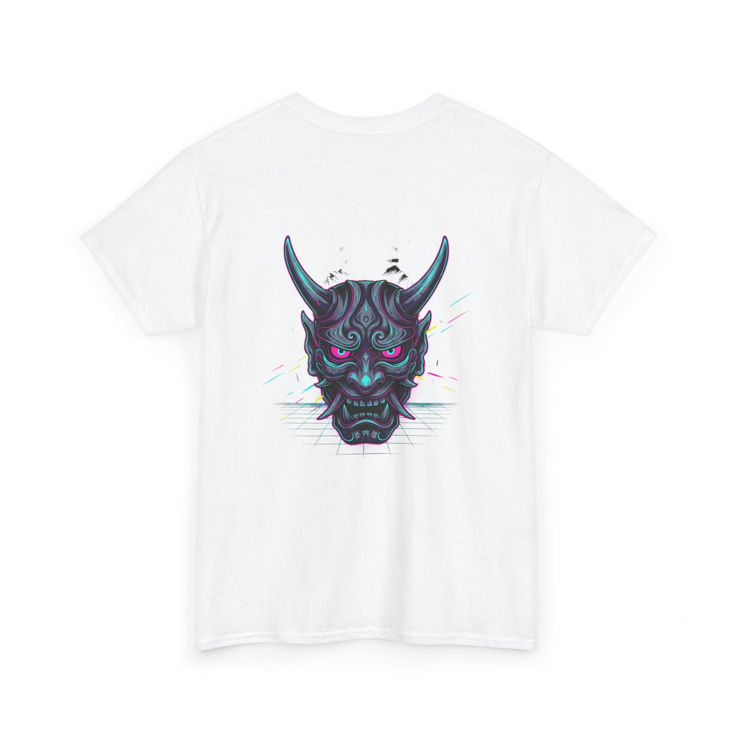 Japanese Oni Graphic T-Shirt — Demon Mask Mythic Tee