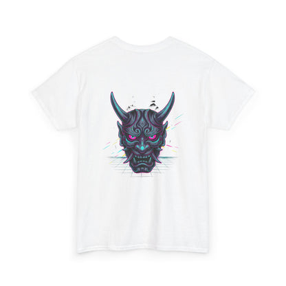 Japanese Oni Graphic T-Shirt — Demon Mask Mythic Tee