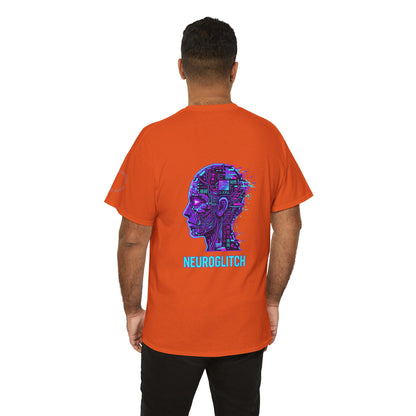 Neuroglitch Graphic Tee — Retro Futuristic Cyberpunk T-Shirt