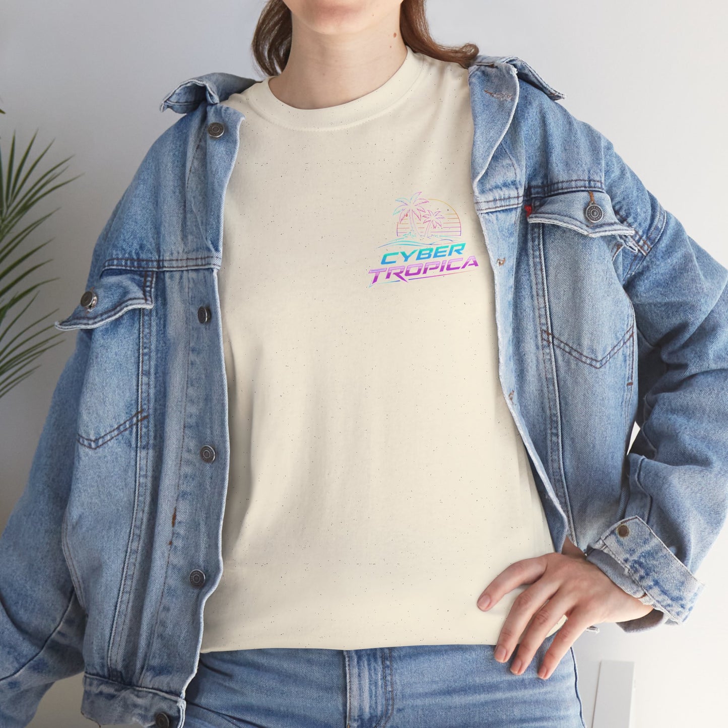 Neuroglitch Graphic Tee — Retro Futuristic Cyberpunk T-Shirt