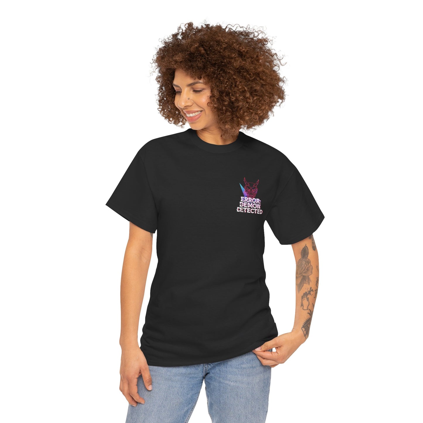 Japanese Oni Graphic T-Shirt — Demon Mask Mythic Tee