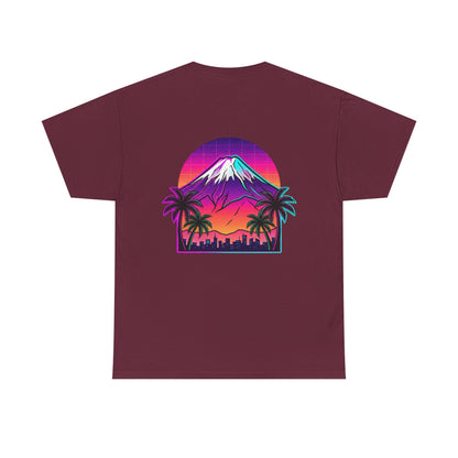 Retro Vaporwave Mt. Fuji T-Shirt — Vintage Japanese Mountain Tee