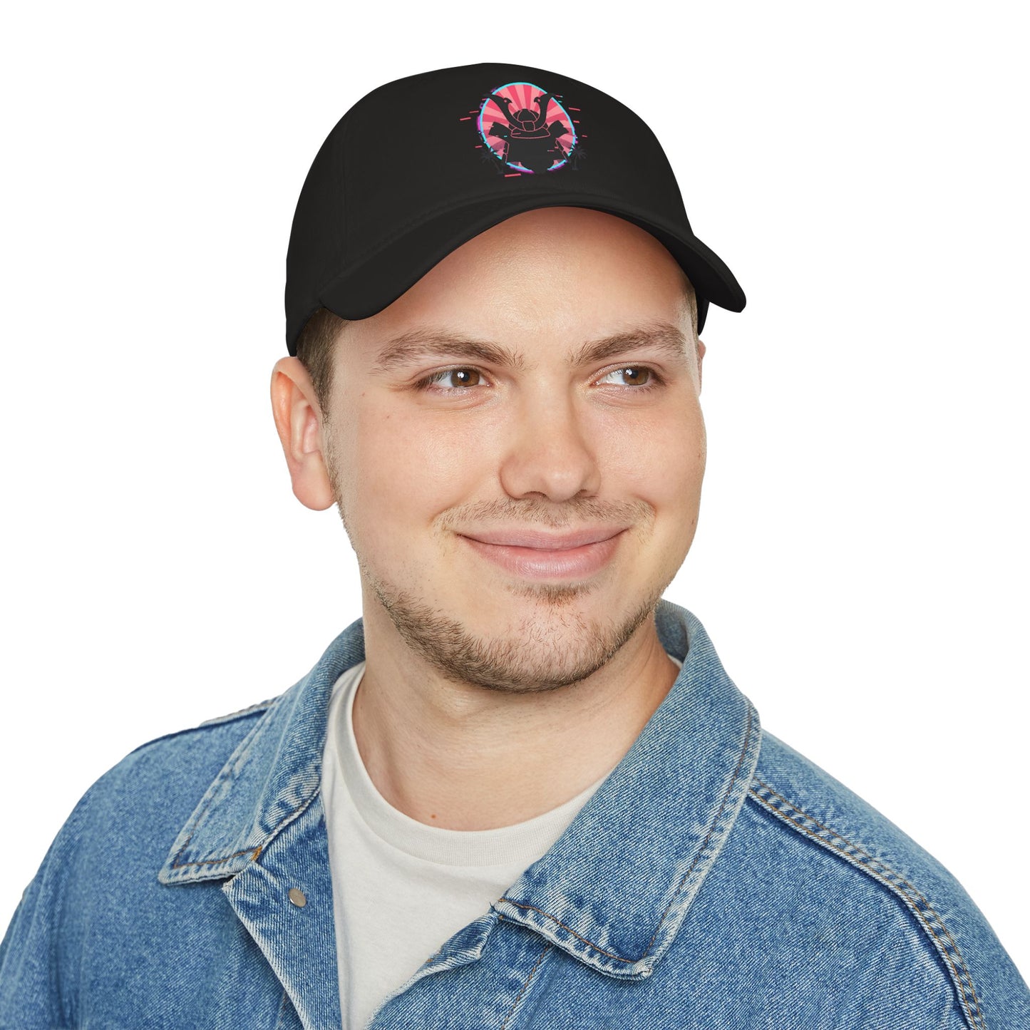 Tropical Samurai Sunset Baseball Cap