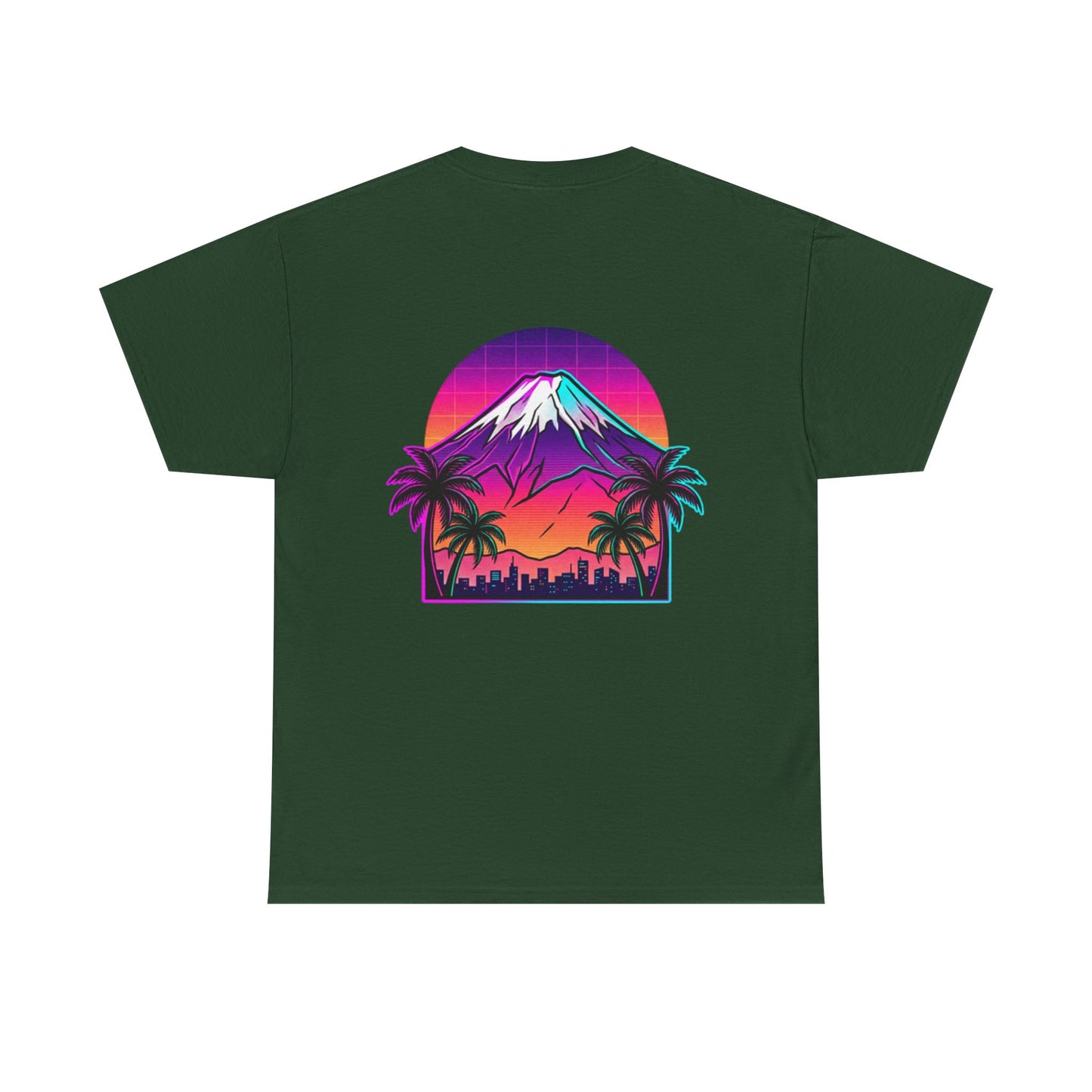 Retro Vaporwave Mt. Fuji T-Shirt — Vintage Japanese Mountain Tee