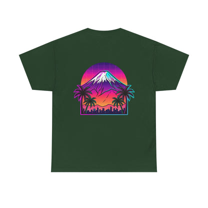 Retro Vaporwave Mt. Fuji T-Shirt — Vintage Japanese Mountain Tee