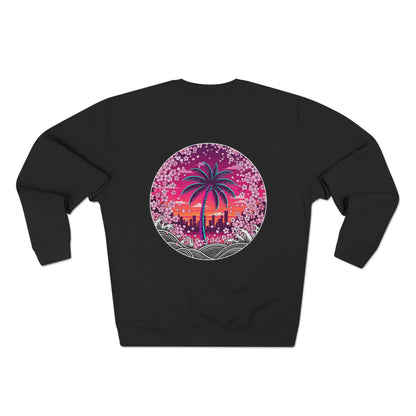 Tropical Sakura Sunset sweatshirt
