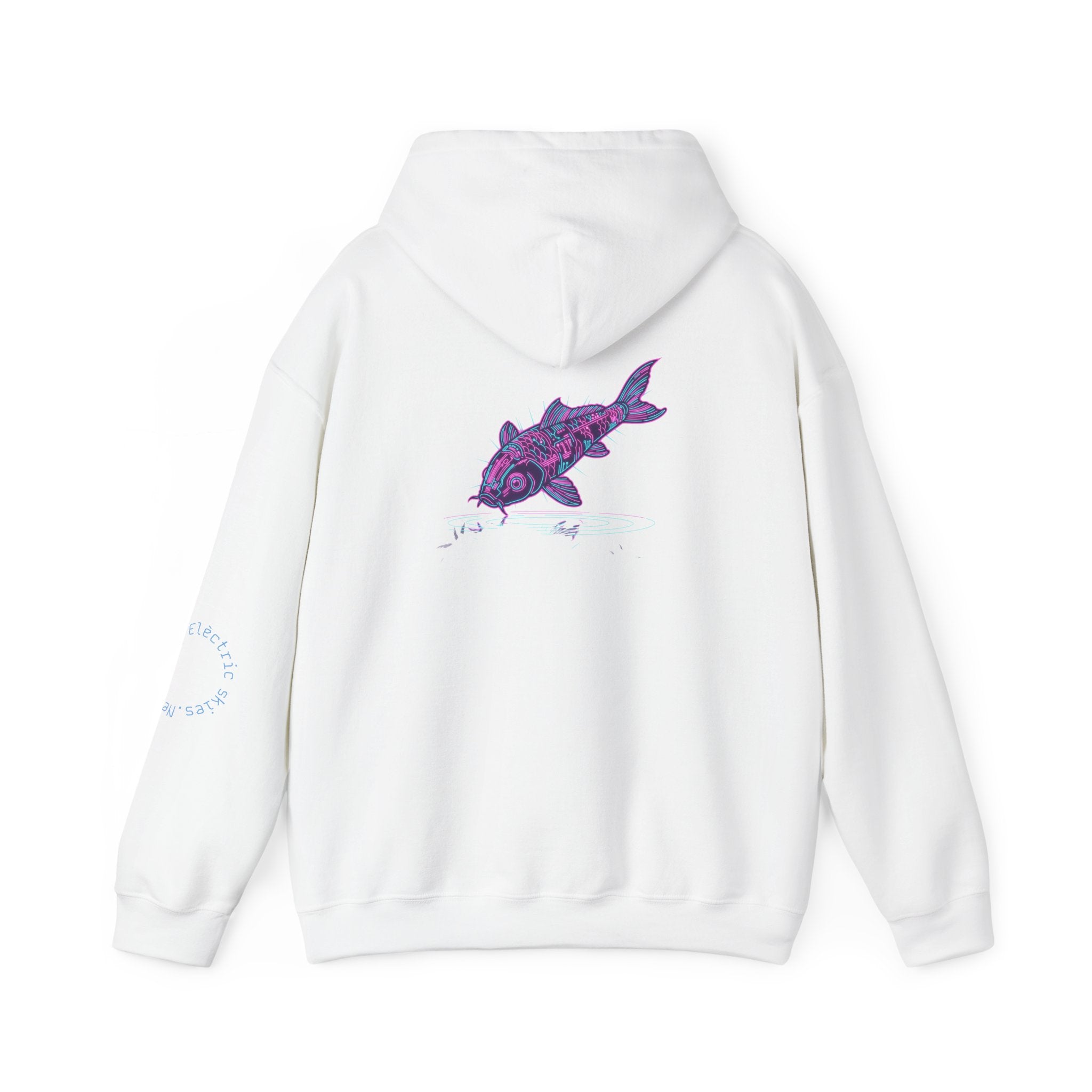 Koi Fish Graphic Hoodie — Colorful Psychedelic Ocean Illustration