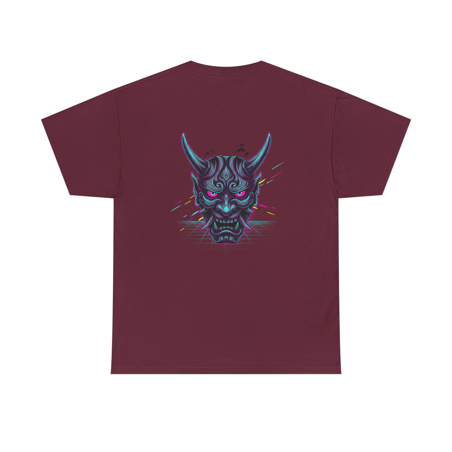 Japanese Oni Graphic T-Shirt — Demon Mask Mythic Tee