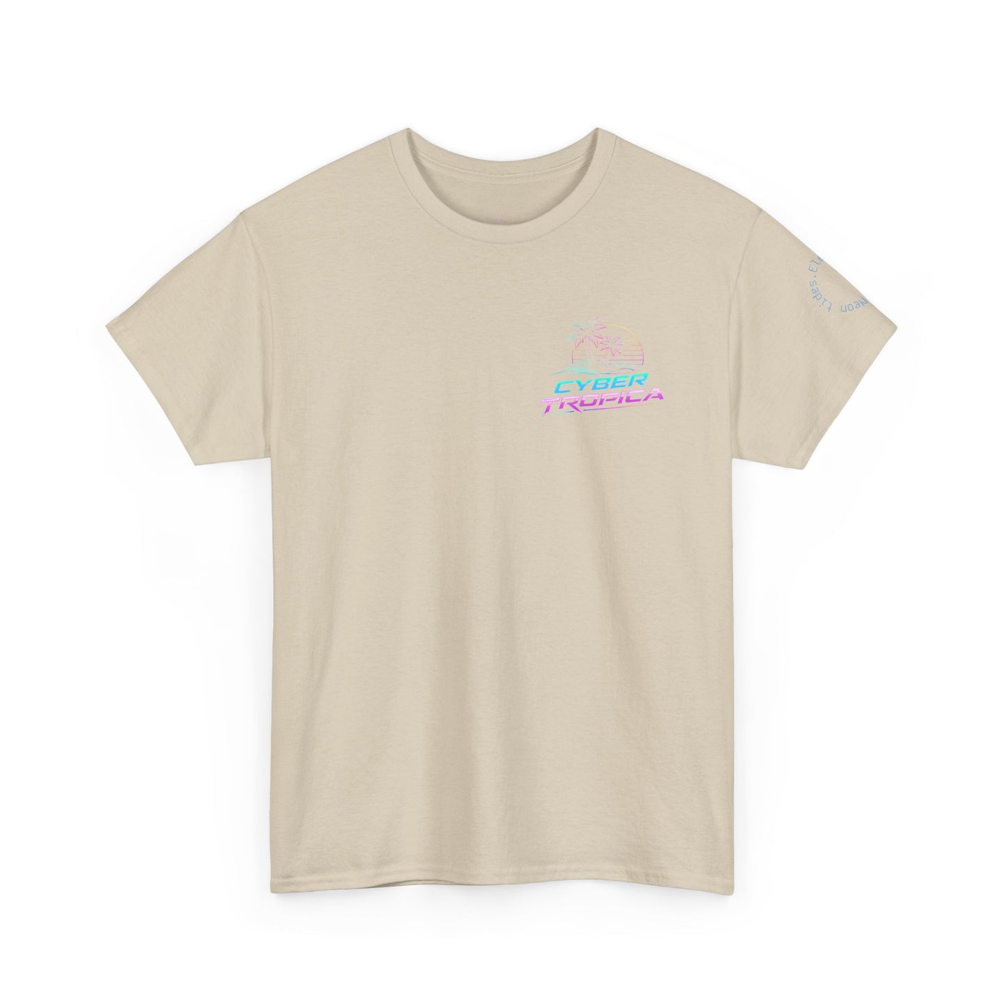 Neuroglitch Graphic Tee — Retro Futuristic Cyberpunk T-Shirt