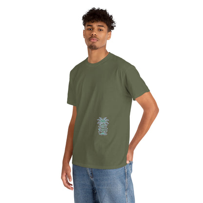 Vaporwave Japanese Surf T-Shirt — "未来の海" Retro Neon Aesthetic