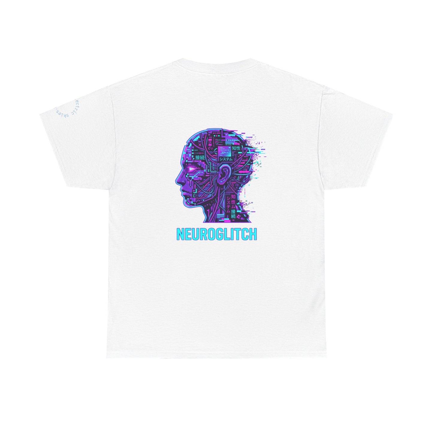 Neuroglitch Graphic Tee — Retro Futuristic Cyberpunk T-Shirt