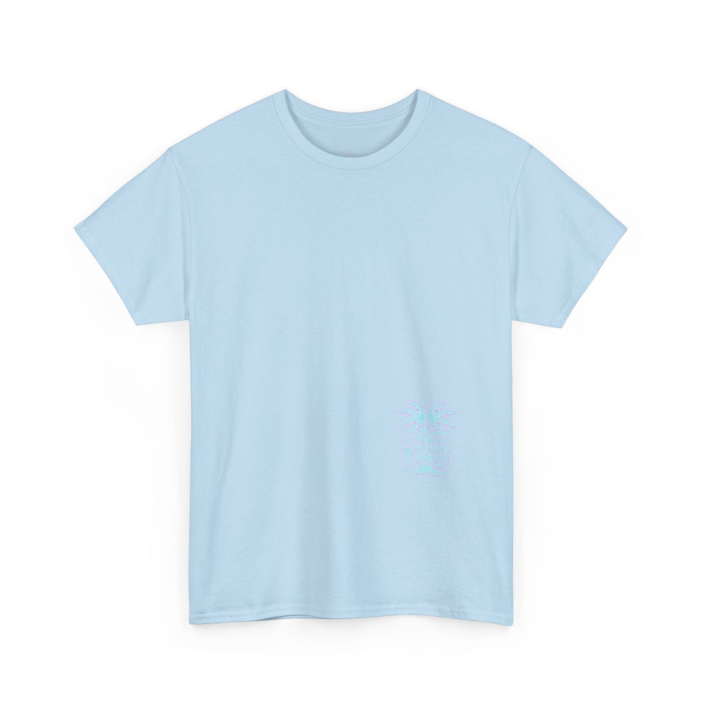 Vaporwave Japanese Surf T-Shirt — "未来の海" Retro Neon Aesthetic