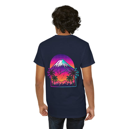 Retro Vaporwave Mt. Fuji T-Shirt — Vintage Japanese Mountain Tee