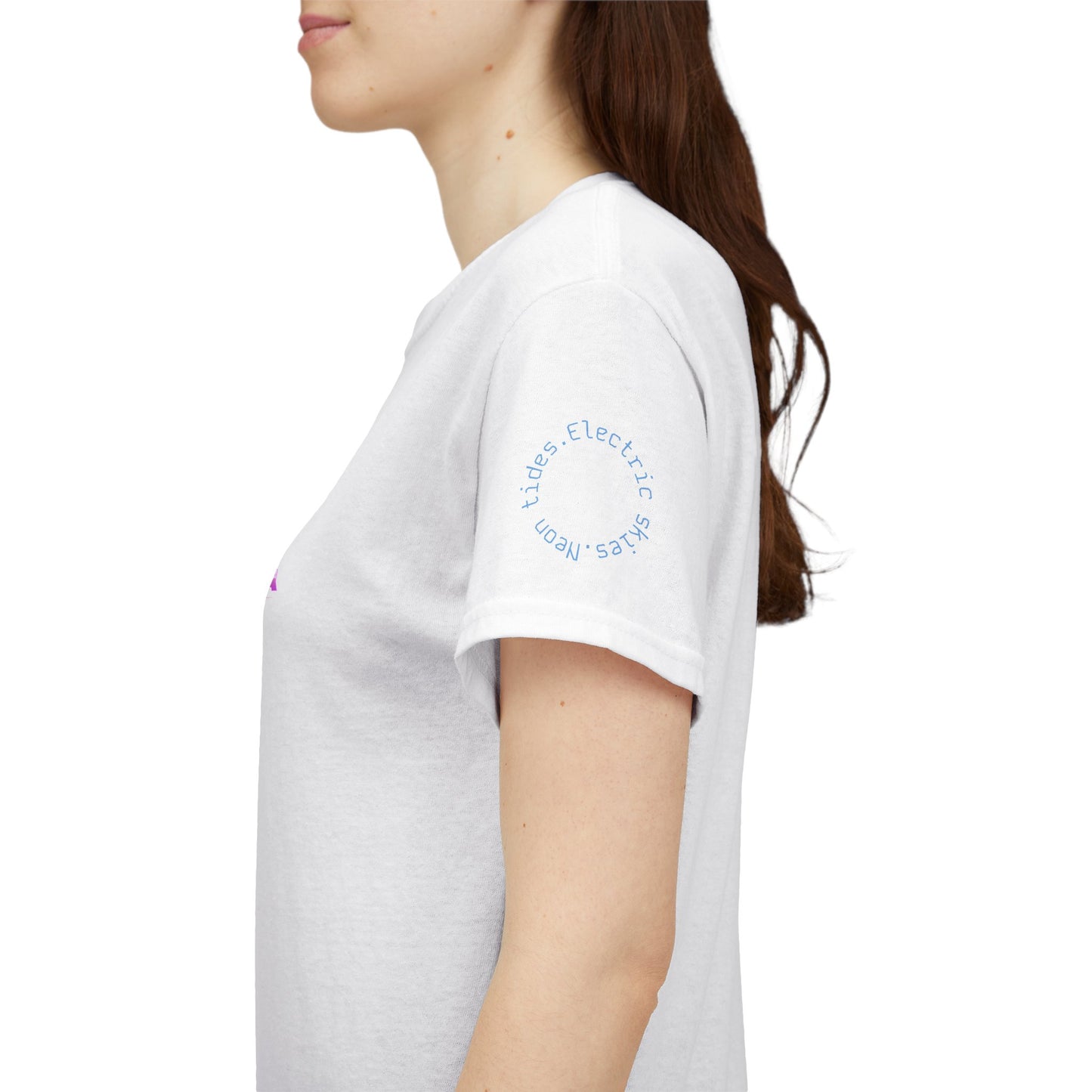 Neuroglitch Graphic Tee — Retro Futuristic Cyberpunk T-Shirt