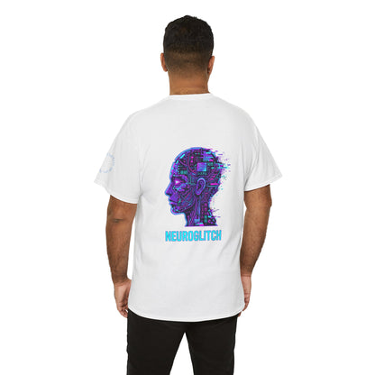 Neuroglitch Graphic Tee — Retro Futuristic Cyberpunk T-Shirt